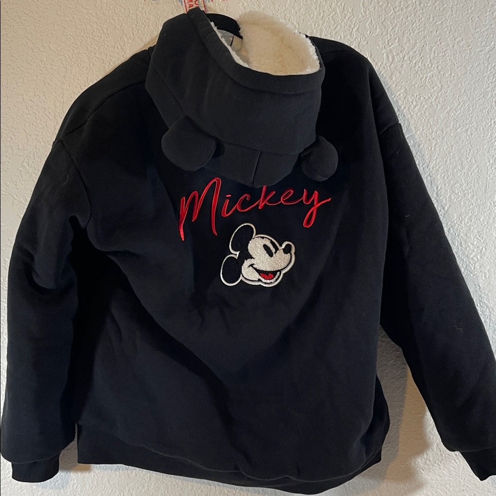 FOREVER 21 DISNEY MICKEY MOUSE ZIP-UP HOODIE SIZE SMALL - Picture 7 of 14